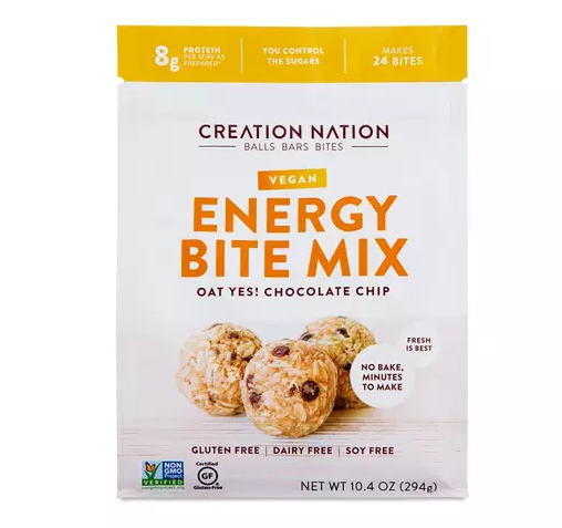 Creation Nation- Vegan Energy Bite Mix, Oat Yes! Chocolate Chip